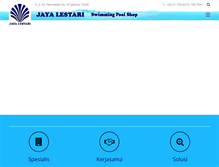 Tablet Screenshot of jaya-lestari.com